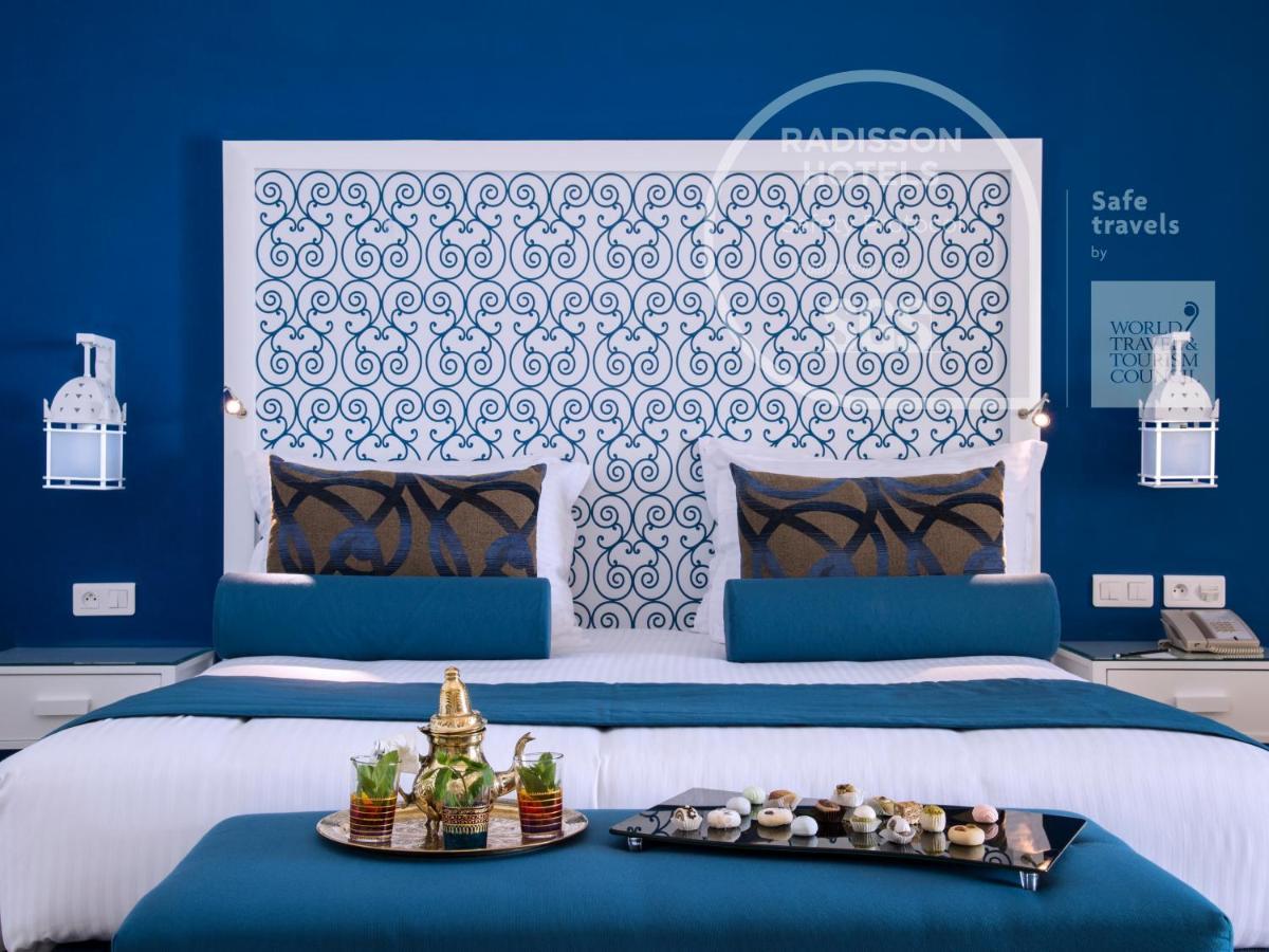 Radisson Blu Resort & Thalasso Hammamet Exterior photo A bedroom at Radisson Blu Hotel, Marrakech
